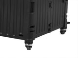 Folding Shopping Trolley Cart Portable Black STP1001-65L-BK