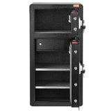 VEVOR Double Door 5.5 cu.ft Safe Box with Key Lock Password Cabinet Black V952-LMBXXLS5567CW705UV9