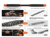 Adjustable wrist grip resistance bar V1363-001