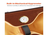 4/4 Full Size Violin Case, Built-in Hygrometer, Lightweight Portable Travel Carrying Bag, with Plush V952-XTQHZFXNLPMXVK7D4001V0