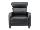 Artiss Massage Recliner Chair Small Recliner Sofa for Adults PU Leather Black RECLINER-A1-MSG-BK