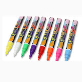 Liquid Chalk Mark Blackboard 3MM Fine Pen Can Wipe 8 Colors Double Head for Blackboard Chalkboard V1366-AZ2-W-24110