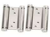 4in Stainless Steel Door Spring Hinge With Bearings Hardware Accessory for Swing Doors V1294-YM0901-3114200039211