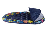 3 in 1 Pool Floats Multifunctional Adult Pool Floats Lounger with Detachable Sun Shade Canopy and V1294-YM0901-3111240115911