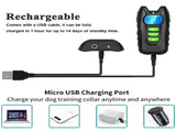 Dog Training Collar Remote Control Dog Training Collar Rechargeable Training Collar with Strong V1192-AZ-W-11870