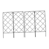 2Pcs Black Climbing Plant Trellis for Garden Vine Vertical Growth Rack V1369-AZ3-W-20784
