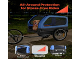 Dog Bike Trailer, Supports up to 40 kg, Pet Cart Bicycle Carrier for Small & Large Dogs, Easy V952-TCSCWZXCTC88AW1LH001V0