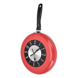 Frying Pan Wall Clock Aluminum Kitchen Pot Decorative Hanging Clocks for Dining Room Bars V1294-YM0523-3115220013511