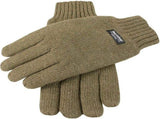 Dents Mens 100% Wool Knit Gloves with 3M Thinsulate Lining - Olive V563-5-4500-OLIVE-XL