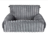 Pawz Dog Car Seat Booster Portable Travel Safety Cosy Pet Bed Washable Non Slip PT1387-GY-AU