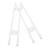 1Pair Retractable White Fridge Rod Metal PVC Camper Trailer Storage Tension Bar V1370-AZ4-08646