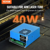 VEVOR CO2 Laser Power Supply for 40W Laser Tube Laser Engravers and Cutters V952-EYHTJGGDY40WSMM9CV7