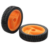 2-pack 196 mm lawn mower wheels compatible with Husqvarnaa Mcculloch 5324025-67, 5324029-36, V1237-ZY-203-0785