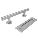 Barn Door Handle Stainless Steel DoubleSide Pull Handle for Door Garage Barn Shed Closet V1294-YM0901-3114210058611