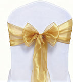 50 Pack Organza Chair Sashes Bows Ties for Wedding Christmas Party Reception Ceremony Banquet V1237-ZY00B0BBQGVGMF