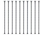 Staircase Metals, 44'' x 1/2" Galvanized Steel Decorative Banister Spindles, 10 Pack Deck V952-ZXKLGZ10G44YH4VC6V0