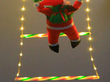 5.58ft Ladder Light with Santa Multifunctional Colourful Energy Saving LED Ladder Xmas Light for V1294-YM0901-3115240087911