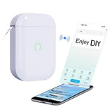 Portale Label Printer Wireless Bluetooth Label Maker Machine with Label Paper White V1263-JX-7263-2