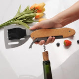 5-in-1 Foldable Stainless Steel BBQ Grill Multitool with Spatula, Fork and Bottle Opener for V1189-LC-HW-00578