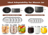 Black Electric Mason Jar Vacuum Sealer Kit Portable Automatic Vacuum Sealing Machine with 80kPa V1107-CS-MSGZKJ
