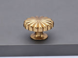 Chrysanthemum Pumpkin Single Hole Drawer Knob 6pcs V1221-XM-LB344-GM22