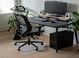 Clear Chair Mat with Lip,Non- Durable Hard Floor Protector Pad for Home Office V1369-AZ3-W-14082