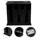 Black Acrylic Spoon Holder Organizer for Bar Use, Stable and Reusable V1370-AZ4-20106