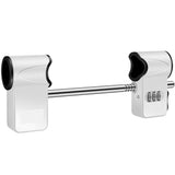 Double Door Combination Lock Metal 3-Digit Door Security Code Lock Keyless Double Door Handle V1369-AZ3-W-12556