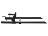 Pallet Forks, 907 kg Clamp on Pallet Forks, 1090 mm Total Length Tractor Bucket Forks with V952-HCS43INCH20006W25V0