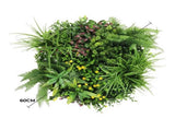 Slimline Artificial Green Wall Disc Art 60cm Country Fern UV Resistant V637-DP9961