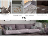 Sofa Cushion Cover,Clear Waterproof Couch Protector,Furniture Cushion Protector for Home,Plastic V1192-AZ-W-18028