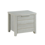 Bedside Table 2 drawers Storage Table Night Stand MDF in White Ash V43-BST-CELWHA