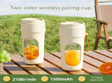 Portable Electric Juicer 450ml, USB Rechargeable Mini Blender for Smoothies and Shakes, Home and V1237-ZY-917-031