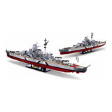 Sluban B1102 Model Kit WWII Bismarck Battleship Large Scale Warship Navy Vessel Boat Military B SLB1102