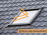 Blackout roller blind - No drilling required - 96 x 100 cm - Portable blackout curtain for windows V1188-MS101-02756-1