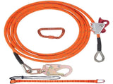 12.7mm Steel Core Flipline, 16ftArborist Flipline for Tree Climbing with Alloy Steel Snap Hook V952-GSSTJJSGSS16HY1WRV0