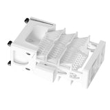 Rolling Mobile Bookshelf with Wheels 5 Tiers Large Capacity Strong Load Bearing Capacity Utility V1294-YM0710-3117230263111