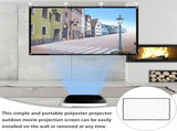 Universal White Portable Projection Screen Cloth for Home Theater and Business Presentations V1370-AZ4-08775