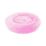 XL-70cm pink PawfectFriend Dog Pet Cat Calming Bed Plush Beds Large Fluffy Donut Comfy Cushion Puppy V571-740111698979