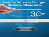 CHOETECH T590-F 10W Invisible Wireless Charger V28-ELECHOT590F