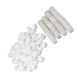 100PCS Net Cups with 100PCS Sponges Plastic Breathable Bottomless Garden Plant Net Pot Bucket Basket V1294-YM0703-3111230094612