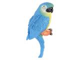 Parrot Ornament Half Face Bird Figurine Resin Sculpture for Tree Wall Living Room Balcony Garden V1294-YM0901-3111250018112