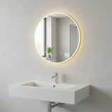 60cm LED Wall Mirror Bathroom Mirrors Light Decor Round V63-833741