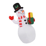 1.5m Inflatable Christmas Snowman Colorful Light Windproof Rope Automatic Blow Up Snowman for V1294-YM0706-3115230076114