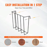 Livestock Hay Feeder 2 Packs 24 Gallons Wall Mounted Goat Hay Rack V952-SCWSQ271025IZY7HDV0