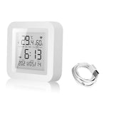1Set Wifi Thermometer with Usb Cable for Tuya Smart Wifi Thermometer Hygrometer Indoor Room Digital V1189-LWWAL-20260327-04117