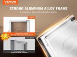 Pet Door, 33.7 x 50.9 cm Aluminum Frame with Lock and Flap System, Weatherproof Doggy Door, Easy to V952-MSCWMLMLHJ1PCF80QV0