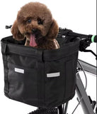 Foldable bicycle basket for dogs, lightweight and practical, Commuting and Outdoor Use, with V1189-LC-QP-00861