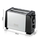 2-Slice Toaster, Perfectly Toasted Bread, sandwich maker, best toasties V612-TOAST_SILVER