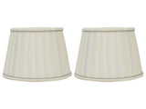 Fabricshade Beige Silver Edge Craft European Style Simple Shade for E14 Screw Candlestick V1294-YM0710-3119210205011